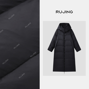 连帽羽绒服 RUJING 牌牌订单长款 倪妮同款 2512YRSY273 顶奢