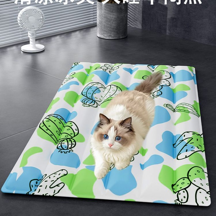 宠物猫咪冰垫凉席垫子猫狗夏天冰凉垫猫咪冰床睡垫夏季水床冰窝