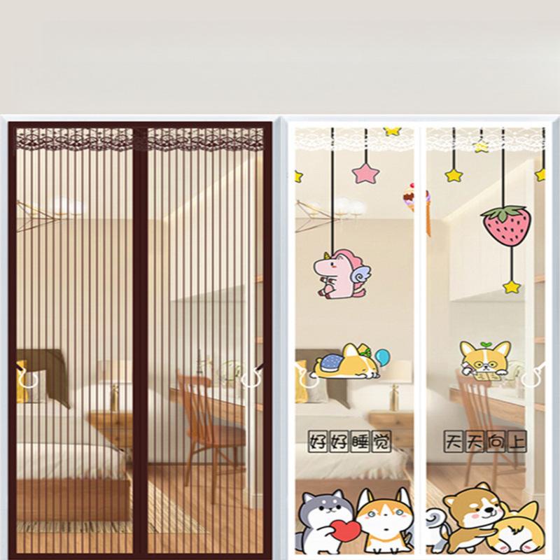防蚊门帘隔断帘磁性纱门卧室房间家用磁吸条强力纱窗夏季新款