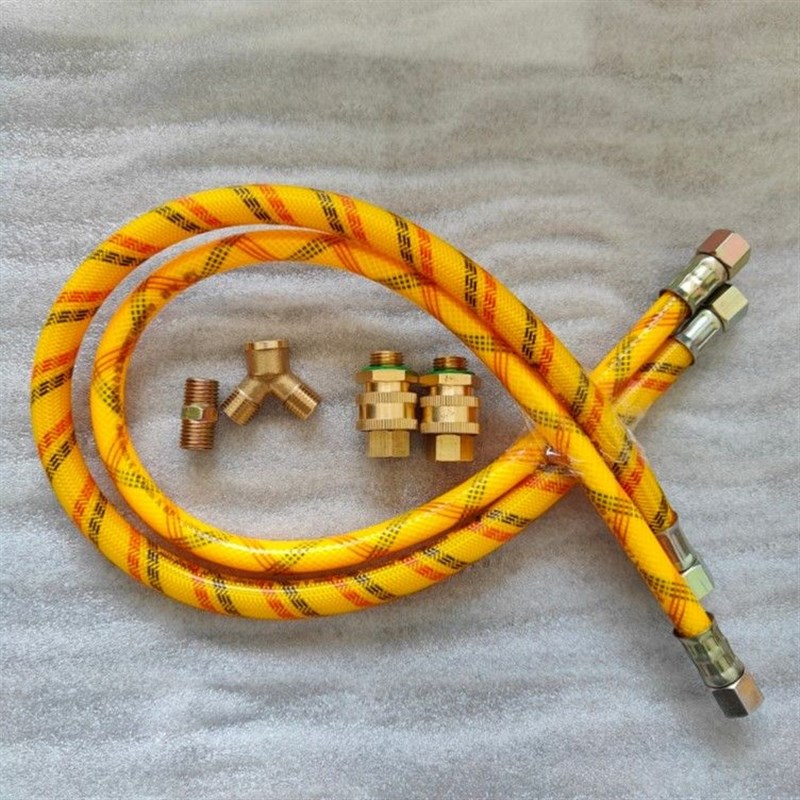 双孔合一增压连接器连接管打药机出水二合一装置三缸柱塞泵提压器