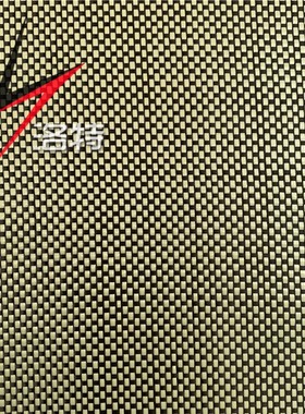 黄黑色芳碳纤维混编布 平斜纹200克碳纤维凯夫拉混编布制品装饰布