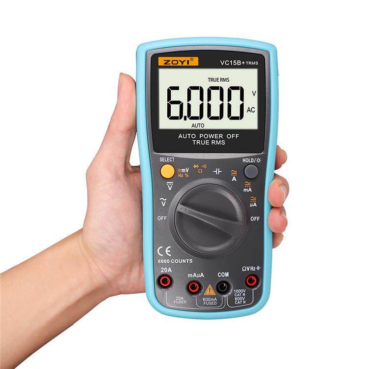自动量程数显万用表VC15B+自动量程版高精度万用表