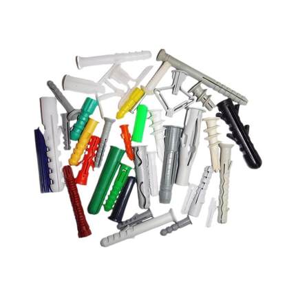 7mm美式塑料膨胀管塑料壁虎入墙墙塞膨胀管胶粒胀管钉厂家