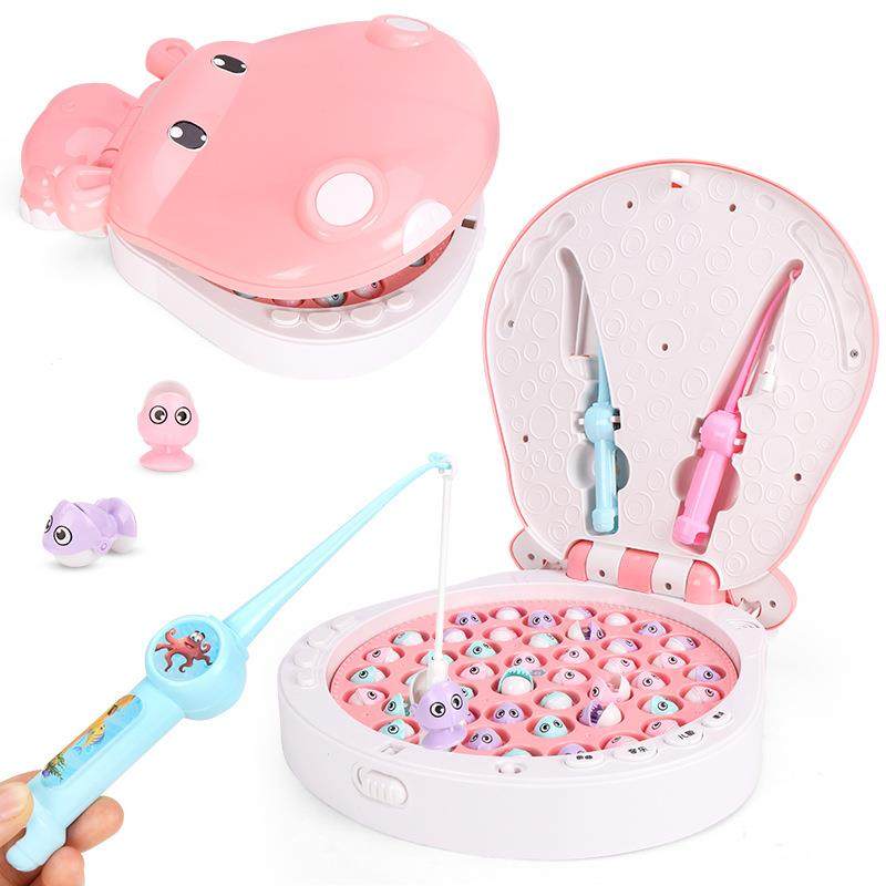 儿童多功能电动磁性钓鱼玩具幼儿宝宝益智早教礼物3岁男女孩6,玩具/童车/益智/积木/模型,钓鱼类玩具,淘宝优惠券,粉丝福利购,淘宝优惠卷