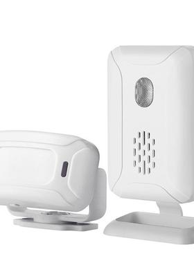 无线红外感应分体迎宾器家用超市欢迎光临alarm感应门铃响铃