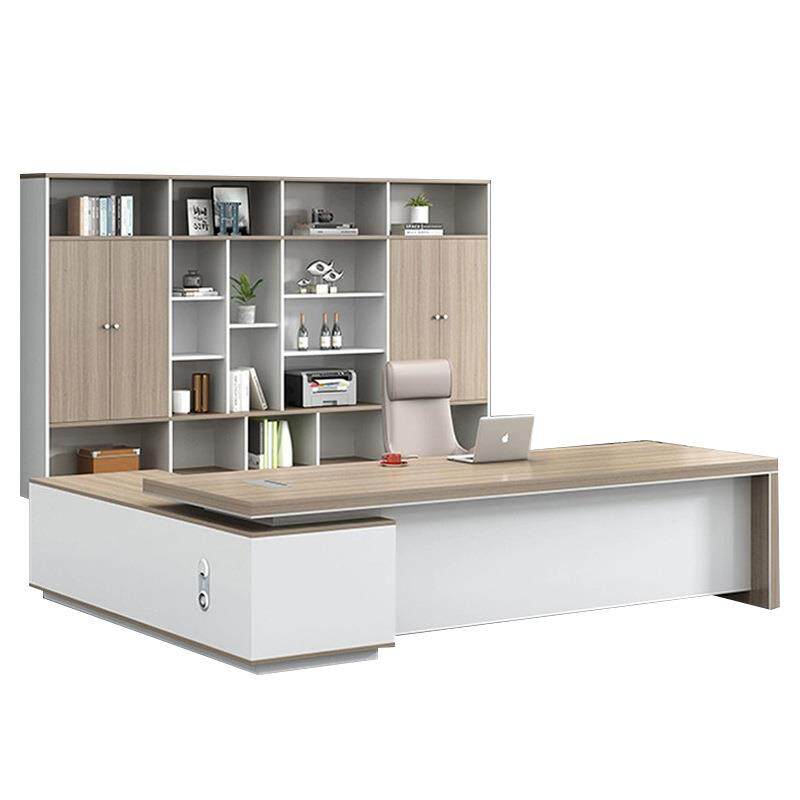 老板办公桌椅组合简约现代单人办公室家具桌子大班台主管桌经理桌