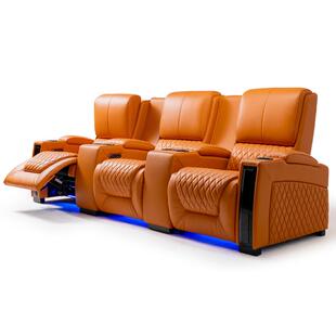 别墅影视厅多功能电动轻奢躺座椅私人会所高端影音室家庭影院沙发