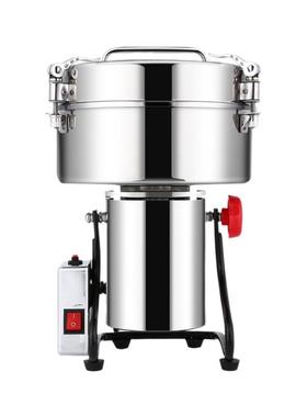 4500g中药粉碎机五谷磨粉机家用三七打粉机商用超细研磨机打碎机