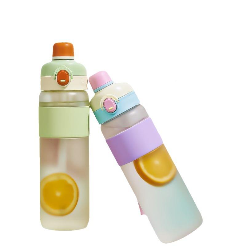 rtita携n材质水杯大容量女水高颜值吸管杯Tritan塑便运动水杯耐高