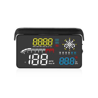 D1导航车载显示器obdgps电子狗投影仪汽车hud抬头显示器厂家