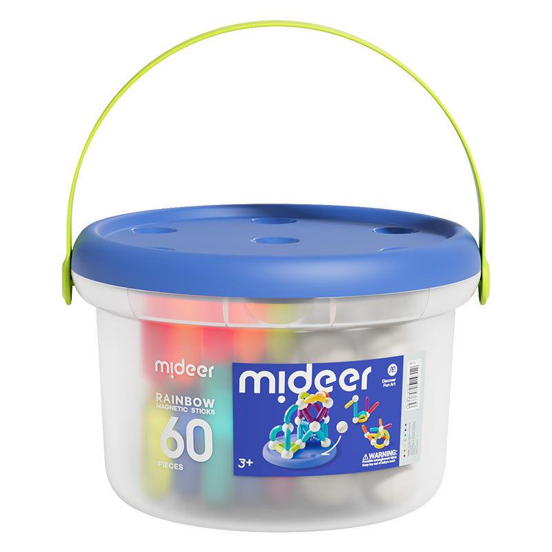 mdeer儿童百变彩虹磁力棒磁力拼接积木男女孩早教益智玩具