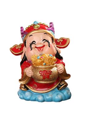 财神摆件客厅书房家用装饰工艺品活动开业收银台家居创意礼品