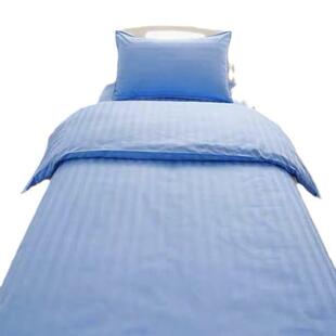 医院用床单被罩床罩床笠被套枕套三件套床上用品蓝缎条款抗菌防螨
