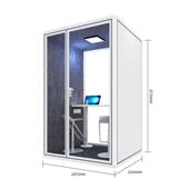 直播间商务办公会议舱静音六人仓隔音房洽谈室移动静音仓室内专用