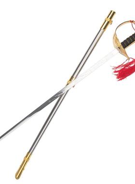 仪仗指挥剑不锈钢欧式西洋剑装饰道具剑未开刃