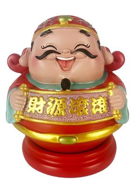 财神不倒翁办公室桌面乔迁新居开业礼品客厅酒柜家居饰品摆件