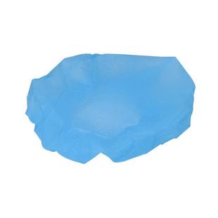 一次性帽子加厚白色无纺布头套工作防尘护士帽 蓝色一次性圆帽 包邮