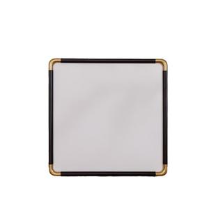 实木仿铜角画框书法字画宣纸卡纸装裱装裱画框正方形新中式国画