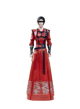 我不是五竹五叔古代古风国潮马面裙古装武侠客树脂工艺品情侣摆件