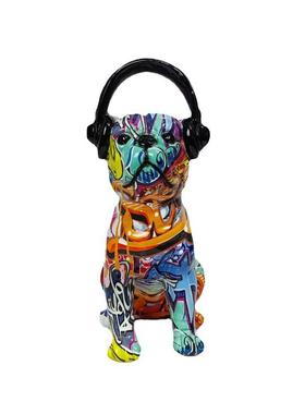 复古动物艺术品摆件树脂工艺品狗家居客厅柜子装饰品公仔造型