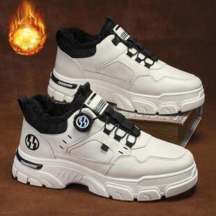 Winter Plus Velvet shoes men sneaker ndy Thick Sole Thick