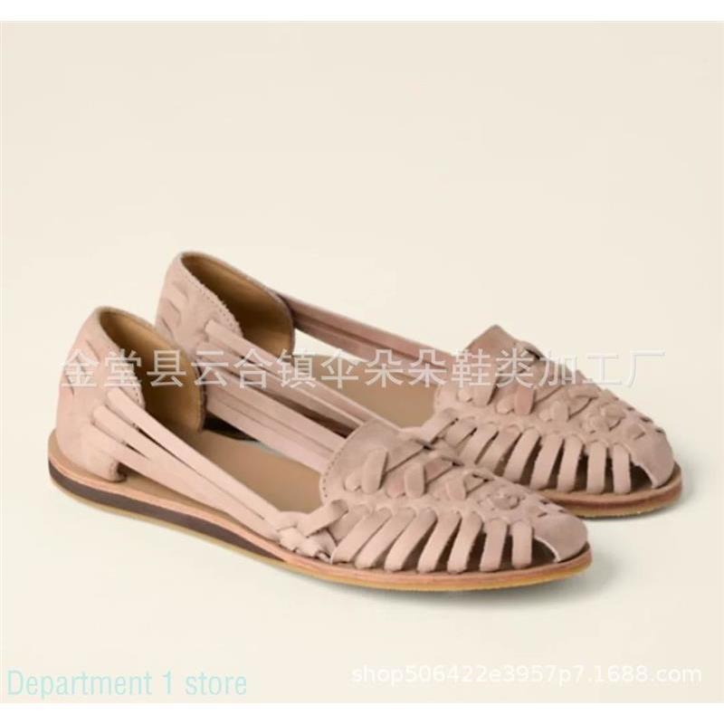 Fashion PU shoes in large size平底女鞋凉鞋43码
