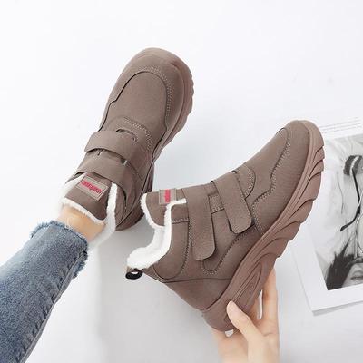 2024 Women's Shoes Plus Velvet Warm Casual Shoes Fashio