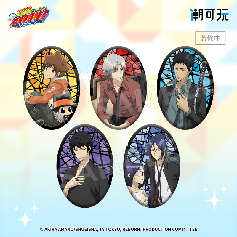 【现货】家庭教师RENORN ！官方正版彩窗系列椭圆徽章盲盒 潮可玩