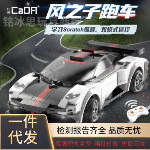 双鹰51082风之子APP赛车孩子益智拼装玩具摆件礼物遥控赛车