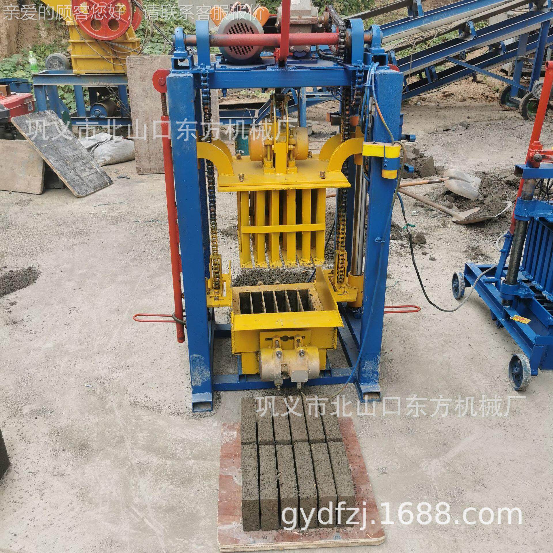 非洲4-35坦桑尼砖亚220空V 2-5固定式水泥机 半自4动两项电家用心