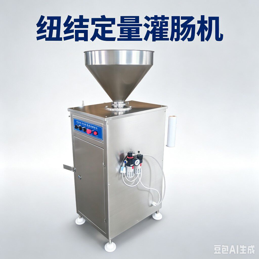灌肠机商用灌肠机器全自动全套设备红肠哈尔滨灌肠打结气动灌肠机
