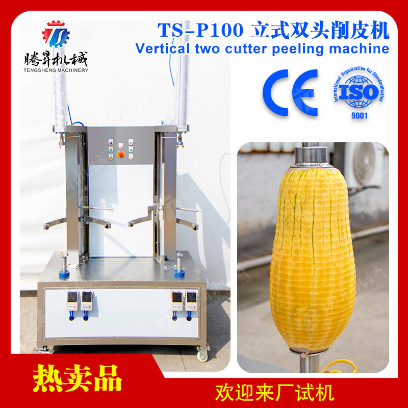 多功能瓜果削皮机 木瓜冬瓜削皮机 不锈钢商用果蔬双头去皮机