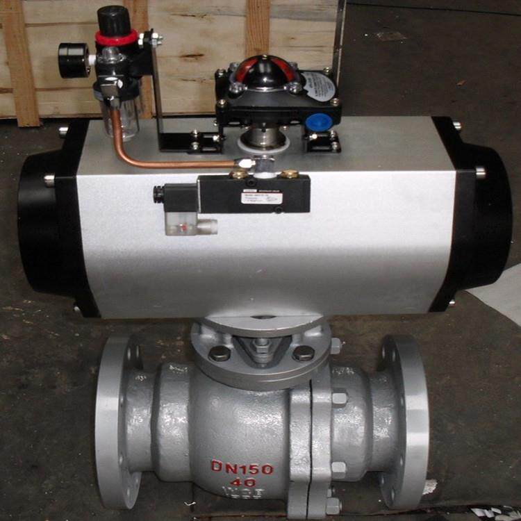 供应641F-16C DN25气动法兰球阀 / 气动球阀 / 品质保证！