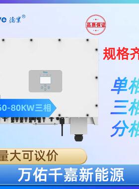 逆变器单相SUN-60K-80KW SG01LP1-EU光储一体机