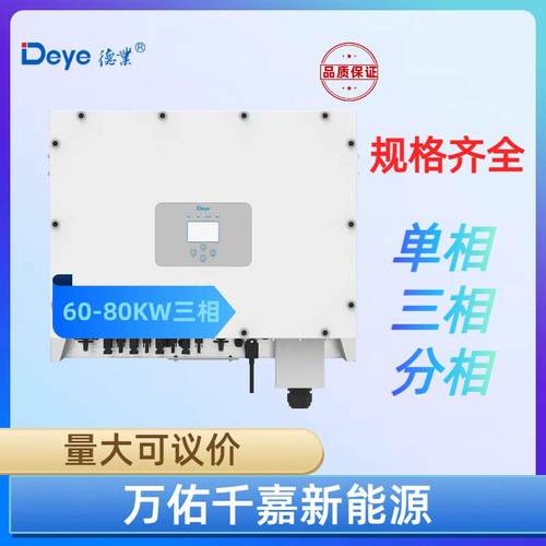 逆变器单相SUN-60K-80KW SG01LP1-EU光储一体机