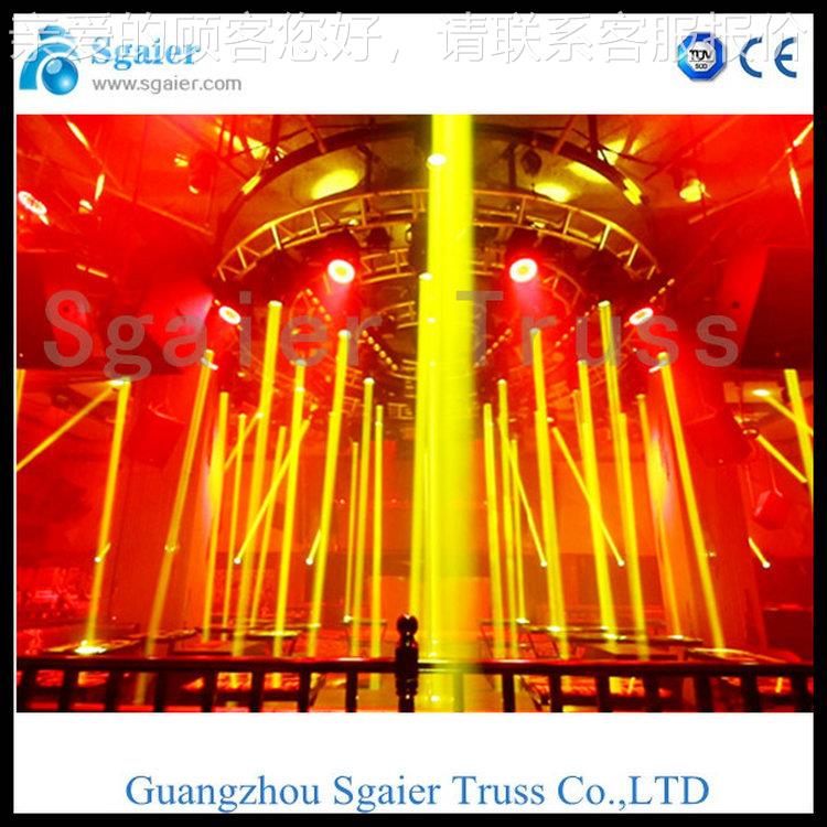 酒吧电动舞台旋转灯架，轨道吊顶圆形灯光架