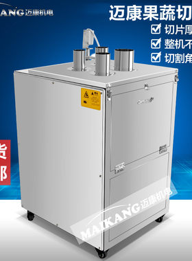 全自动黄菜香瓜茄切片机 多功能长寿果切片机 商用丝瓜切片设备
