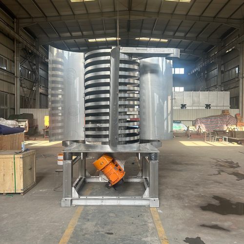 Na2CO3垂直干燥输送设备 晟图全封闭冷却振动提升机