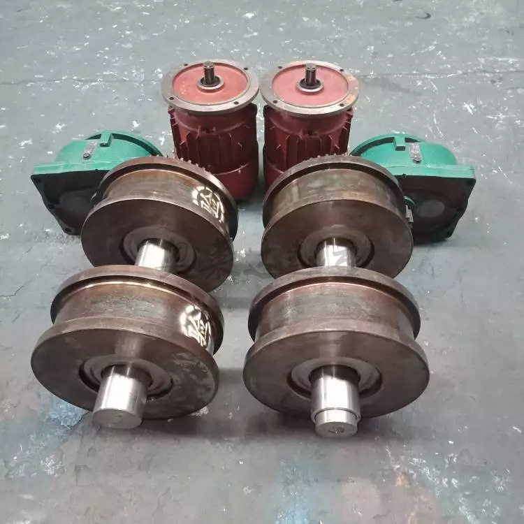 行车轨道车轮铸钢LD300单梁起重机行车轮主动齿圈