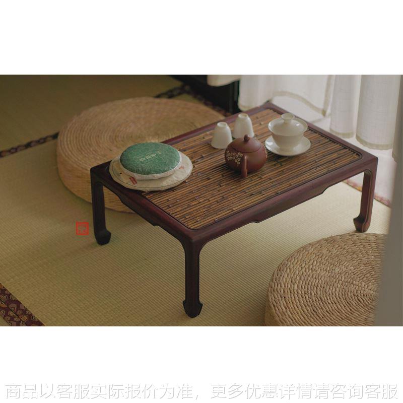 宋式小茶几 老料梅鹿竹小茶桌 红酸枝飘窗桌榻榻米阳台矮桌