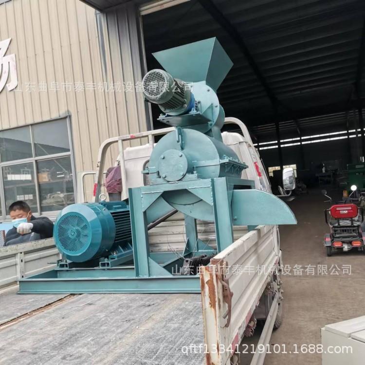 高水分豆腐渣粉碎机 时产量3吨平菇菌渣粉碎机 中药材树叶粉碎机
