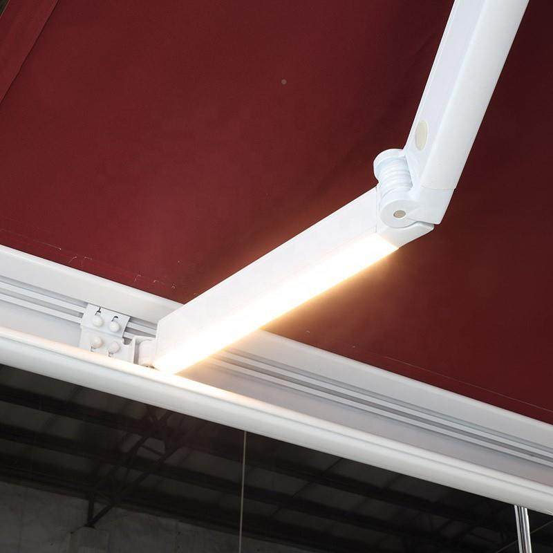 子阳台遮阳棚户外露防晒挡雨天棚院0815家用电动台遮阳棚缩伸式雨