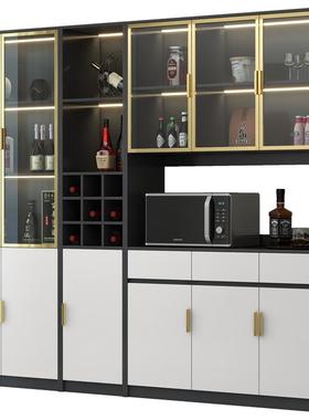 轻奢玻璃门酒展约示柜家用客柜厅靠置物墙装饰80930柜现代简餐厅