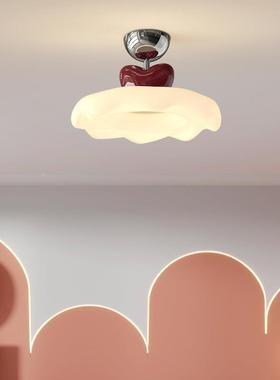 全光谱书法式奶油风主卧室护房间灯房吊UIF眼温馨浪漫女生儿童房