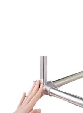 简易架衣家用卧室柜组装布衣柜出租房收纳全MQF钢衣加粗厚落地橱