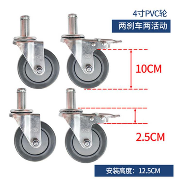 镀铬线网货电架不锈钢物手流推MVC库车仓储仓配货置物架防静重型