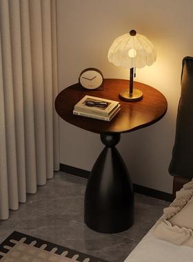 中古风客16376厅沙发边几小角几法式古复卧室设计感边桌床头柜子