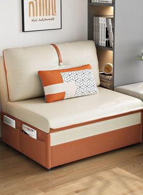 免洗技布科沙发床可伸缩童阳台书房办公室66191休午儿客厅简约现