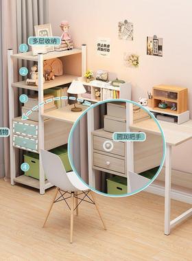 电脑台QTY桌书约桌架组合家用学式生简租书房卧室一体桌简易办公