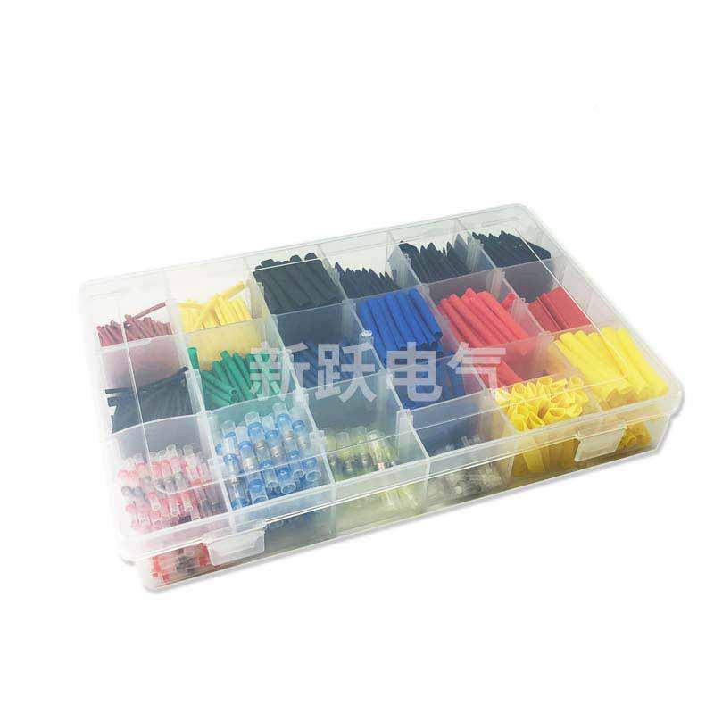 跨s端境货21437源800pc锡焊热缩管套装盒装彩色防锡水焊子套装